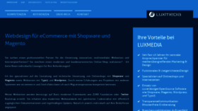 What Lux-media.de website looked like in 2020 (4 years ago)