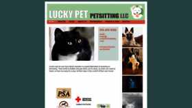 What Luckypetpetsitting.com website looked like in 2020 (4 years ago)