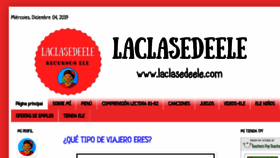 What Laclasedeele.com website looked like in 2020 (4 years ago)