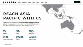 What Luxasia.com website looked like in 2020 (4 years ago)