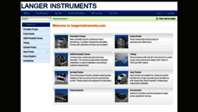What Langerinstruments.com website looked like in 2020 (4 years ago)