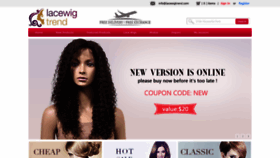 What Lacewigtrend.com website looked like in 2020 (4 years ago)