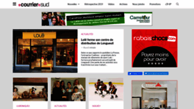 What Lecourrierdusud.ca website looked like in 2020 (4 years ago)