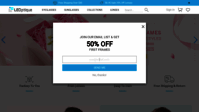What Leoptique.com website looked like in 2020 (5 years ago)