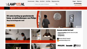What Lamp123.nl website looked like in 2020 (4 years ago)