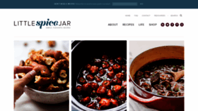 What Littlespicejar.com website looked like in 2020 (4 years ago)