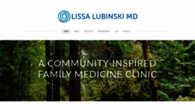 What Lissalubinskimd.com website looked like in 2020 (4 years ago)