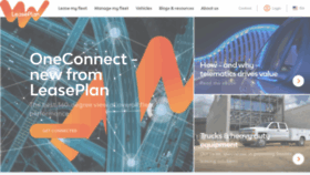 What Leaseplan.com website looked like in 2020 (4 years ago)