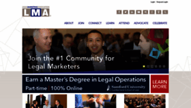 What Legalmarketing.org website looked like in 2020 (4 years ago)