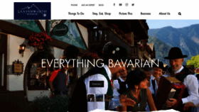 What Leavenworth.org website looked like in 2020 (4 years ago)