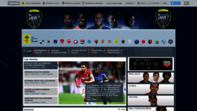 What Ligue1.com website looked like in 2020 (4 years ago)
