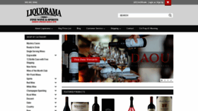 What Liquorama.net website looked like in 2020 (4 years ago)