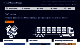 What Lufthansa-cargo.com website looked like in 2020 (4 years ago)
