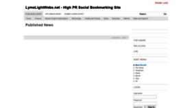 What Lymelightwebs.net website looked like in 2020 (4 years ago)