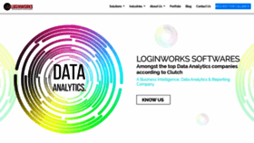 What Loginworks.com website looked like in 2020 (4 years ago)