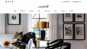 What Laurau.com website looked like in 2020 (4 years ago)