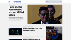 What Lokadata.id website looked like in 2020 (6 years ago)