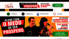 What Luzdaserra.com.br website looked like in 2020 (4 years ago)