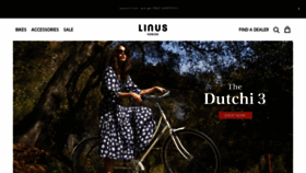 What Linusbike.com website looked like in 2020 (4 years ago)