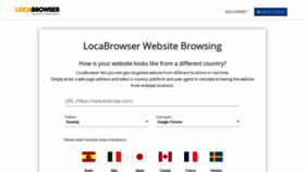 What Locabrowser.com website looked like in 2020 (4 years ago)