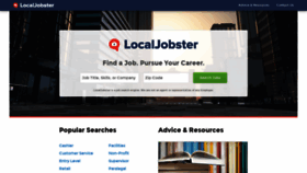 What Localjobster.com website looked like in 2020 (4 years ago)