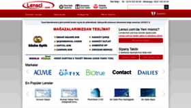 What Lensci.com website looked like in 2020 (4 years ago)