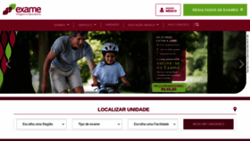 What Laboratorioexame.com.br website looked like in 2020 (4 years ago)