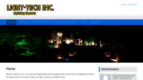 What Lighttechinc.com website looked like in 2020 (4 years ago)