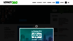 What Loyalty360.org website looked like in 2020 (4 years ago)