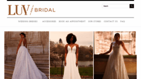 What Luvbridal.com website looked like in 2020 (4 years ago)