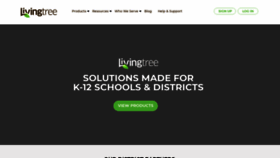 What Livingtree.com website looked like in 2020 (4 years ago)