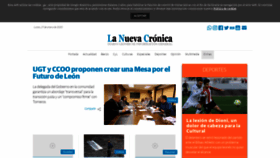 What Lanuevacronica.com website looked like in 2020 (4 years ago)