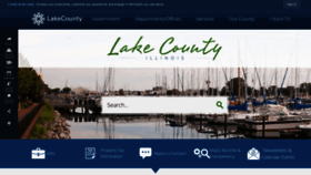 What Lakecountyil.gov website looked like in 2020 (4 years ago)