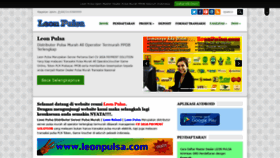 What Leonpulsa.com website looked like in 2020 (4 years ago)