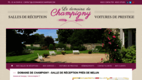 What Ledomainedechampigny.com website looked like in 2020 (4 years ago)