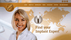 What Leadingimplantcenters.com website looked like in 2020 (4 years ago)