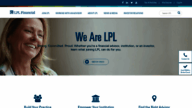 What Lpl.com website looked like in 2020 (4 years ago)