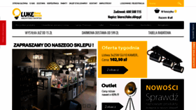 What Luke.sklep.pl website looked like in 2020 (4 years ago)