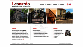 What Leonardo.com.hr website looked like in 2020 (4 years ago)