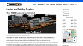 What Lumberworld.net website looked like in 2020 (4 years ago)