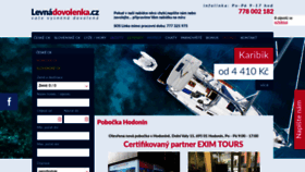 What Levnadovolenka.cz website looked like in 2020 (4 years ago)