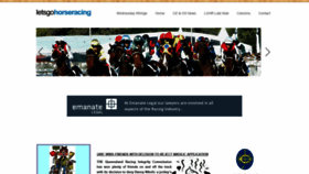 What Letsgohorseracing.com.au website looked like in 2020 (4 years ago)
