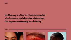 What Lizmooney.com website looked like in 2020 (5 years ago)