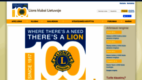 What Lionsclubs.lt website looked like in 2020 (5 years ago)