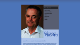 What Lancepierson.org website looked like in 2020 (4 years ago)