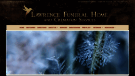 What Lawrencefuneral.net website looked like in 2020 (4 years ago)