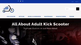 What Letskickscoot.com website looked like in 2020 (4 years ago)