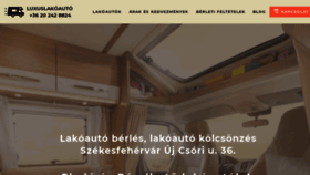 What Luxuslakoauto.hu website looked like in 2020 (4 years ago)