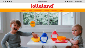 What Lollaland.com website looked like in 2020 (4 years ago)