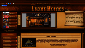 What Luxorhomes.net website looked like in 2020 (4 years ago)